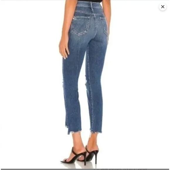 Mother Insider Crop Step Chew Dancing on Coals Jeans 29 - Picture 7 of 7
